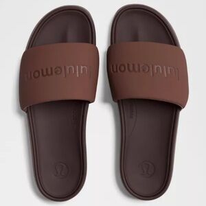 Lululemon Women’s Restfeel Slide Graphic, Walnut Crunch/Espresso, 10